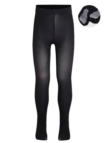 Hansber Kids Girls Ballet Dance Footed Leggings Stretchy Solid Color Stockings Leggings for Dancing Practice4