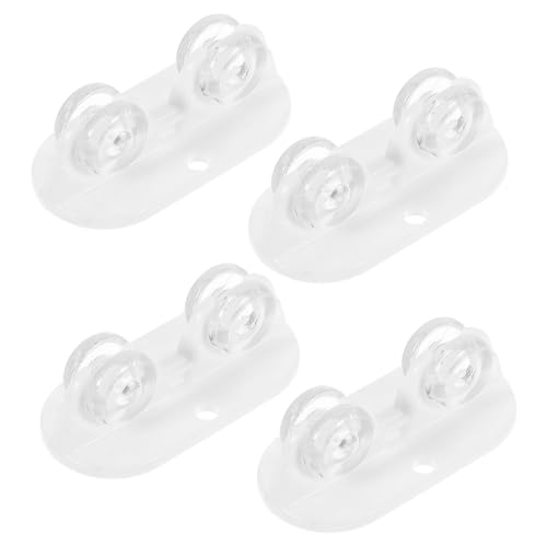 TIDTALEO 4pcs Furniture Wheel Casters Castors for Storage Adhesive Wheels for Appliances Easy to Install for Kitchen Bedroom Living