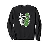 Photo Gallery divertente pickle foodie pun i m done dillin with you cool pickle felpa Photo Gallery divertente pickle foodie pun i m done dillin with you cool pickle felpa