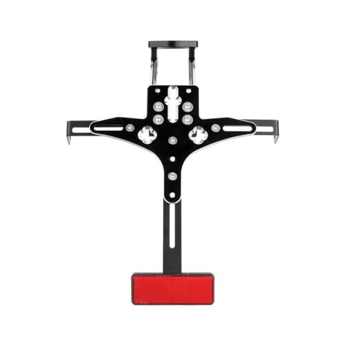 Plaque d'immatriculation moto support réglable CNC pour sublimer vos sorties sur route