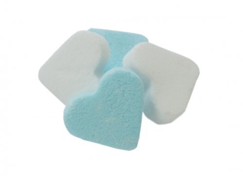 Blau/Weisse Pfefferminz Herzen Menge:1000g Cover