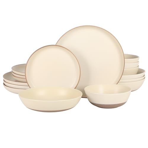Gibson Elite Laguna Bliss 16-Piece Stoneware Set