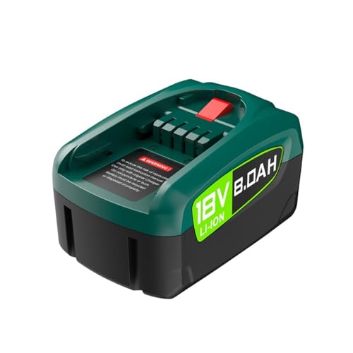 NIUNIUA 18V Li-Ion Replacement Battery - Compatible with Bosch PBA/PSB/PSR Home & Garden Tools, Gardena P4A Cordless Power Tool Batteries Packs(1 Battery 8000 mAh)