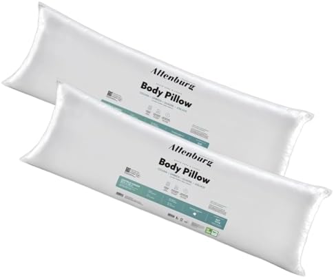 Travesseiro Body Pillow Altenburg, Kit 2 Unidades, Branco, 40 x 1...
