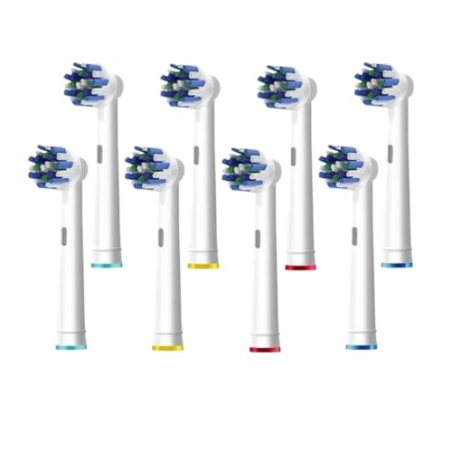 ���u���V�w�b�h���t�B���A�I�[����B�u���E���v��500/1000/1500/3000/3757/5000/7000/7500/800�u���V�w�b�h�m�Y���ɑΉ��AOralB�p(8 White)