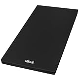 ALPIDEX Matte Turnmatte Sportmatte Gymnastikmatte 200 x 100 x 8 cm mit Antirutschboden RG 20 (sehr weich), Farbe:schwarz