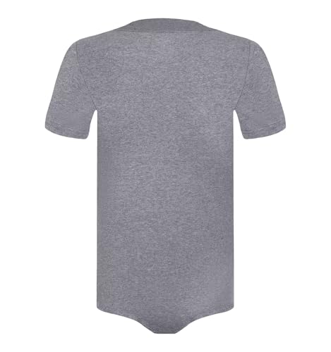 Mens Short Sleeve Bodysuit Crotch Shirt Romper Plus Size Bodysuit Mens One Piece Pajamas2