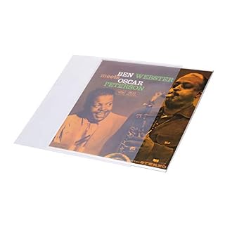 Dynavox Lot de 50 Pochettes en Vinyle pour disques vinyles Transparent - Les Beatles, Paul McCartney, John Lennon, RIngo Starr, George Harrison
