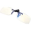 EYEGUARD Blue Light Filter Clip-on Computer Gamer Glasses Strain Relief Anti-glare Radiaton Protection Eyewear