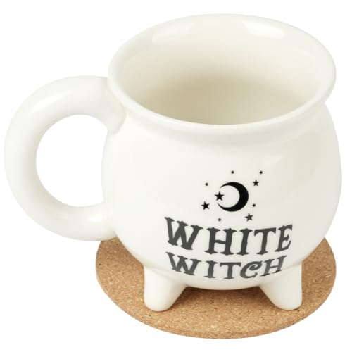 Hotut Caneca de caldeirão de bruxas, café, chá gótico, sopa de café, bruxa e Halloween, canecas divertidas para o Natal