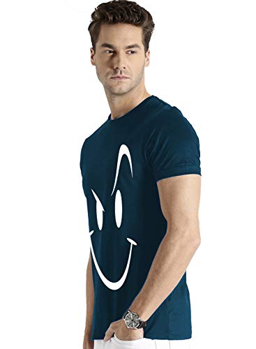 Image of ADRO Men's Solid Regular Fit T-Shirt