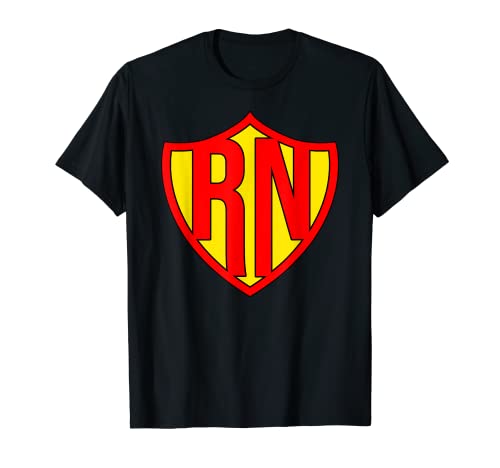 Super Nurse Superheld Shield RN Gifts Funny Superhero Shirts T-Shirt