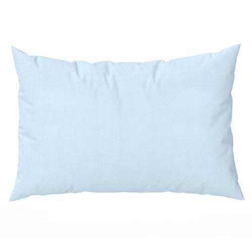 JMU 200PCS Disposable Pillow Case 21" x 30", Tissue/Poly Single Use Pillowcases Medical, Blue