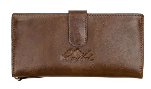 Parricia Nash Valentia Cognac Embroidery Wallet, Brown3