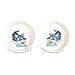 TRIXIE Double Diner Ceramic Cat Bowl with Print