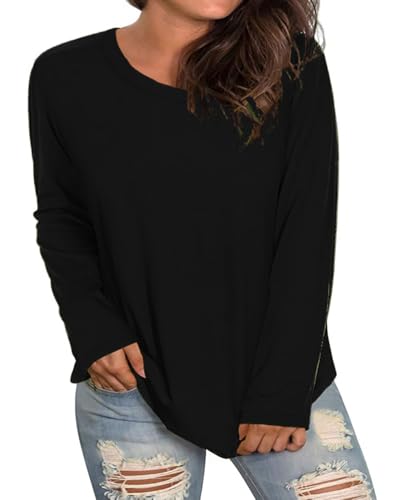 Plus Size Long Sleeve T Shirts Women Fall Tops Tshirts Tunic Casual Tee2