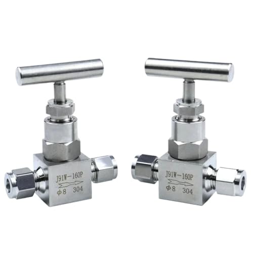 Válvula de aguja de acero inoxidable para sistemas de fluidos 2