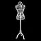 Female Mannequin Torso Body N Height Adjustable Dress Form Model