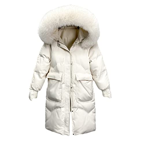 Manteau d'hiver long femme idéal pour vos promenades en centre-ville enneigé