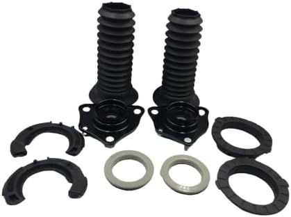 10 Front Strut Mount Kit Fit for 2016-2021 Honda Civic FC FK 10th Gen Gen10 Shock Absorber Cushion + Bearing + Bumper Spring + Dust Boot Cover + Coil Spring Rubber NISTO