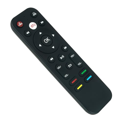 RQ-K09 RMK09 Ersatz-Fernbedienung -VINABTY-fit für Humax H1 H3 Play IP Box H3 IPTV mit Netflix-Fernbedienung RMK09 RM K09