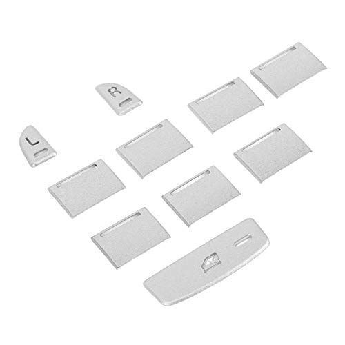 Garniture de lève-vitre aluminium argent pour XF 2012 à 2015, confort de conduite au quotidien