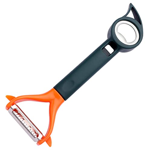 Econome Legumes, Julienne Epluche Avec Décapsuleur, éplucheur Universel 7 En 1 En Acier Inoxydable, Econome Legumes Professionnel Pour Concombres et Fruits (éplucheur Multifonction) Cover