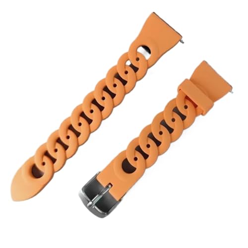 [Aocghfyer] FenGQin 20mm 22mm Strap 7 6/4 Classic/5 Pro/Active 2/Gear S3 Silicone Bracele Watch GT 2/2e/3band(Calendula,22mm)