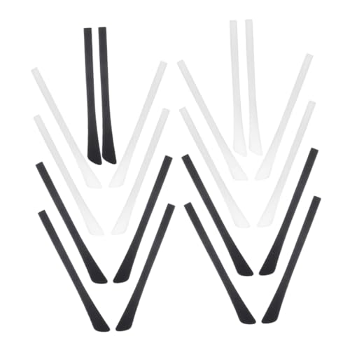 BESTYASH Silicone Glasses Temple Tips 10 Pack Eyeglass Ear Grips Anti-Skid Retainers for Glasses Comfortable Earring