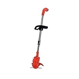 ECUTEE Portable Electric Cordless String Trimmer & Wheeled Edger, Handheld Trimmer, Grass Shear Electric, Lawn Trimmer, Garden Mower, Trimmer Cutter, Perfect for Leaves & Debris,12V RED