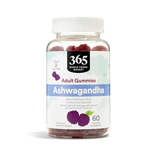 365 by Whole Foods Market, Ashwagandha Gummies, 60 Count