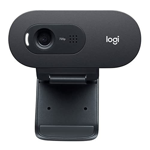 C505 Webcam HD - Videocamera USB Esterna 720p HD per Desktop o Laptop con Microfono a Lunga Portata, Compatibile con PC o Mac - Webcam - Immagine 2