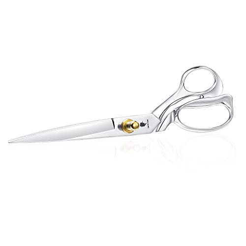 Dressmaking Scissors 12 inch - Professional Heavy Duty Industrial Strength Tailor Shears for Fabric Leather Sewing Best for Artists, Tailors and Dressmakers (12 inch)