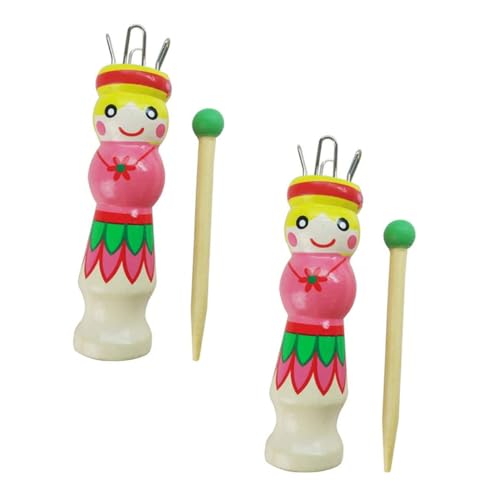 Operitacx Wooden Knitting Tool Kit Hand Tool for Knitting Crochet Ideal for DIY Crafts Boys and Girls Learning