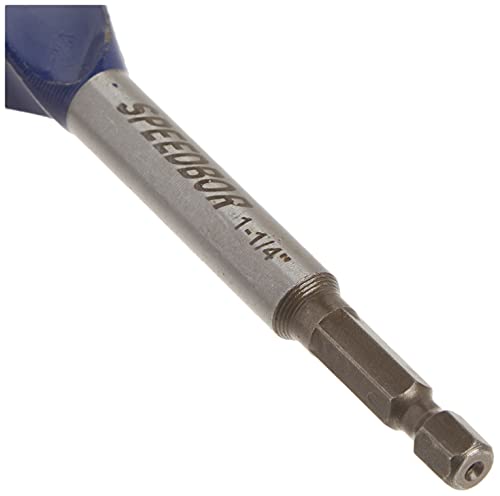 Irwin Speedbor Tri Flute Wood Drill Bit 1-1/4" X 6"(3041009) #TOP4