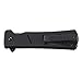 CRKT Goken Pocket Knife: EDC Folding Knife with Liner Lock, Field Strip Technology, Black EDP Osoraku Zukuri Modified Tanto Blade and G10 Handle 2920