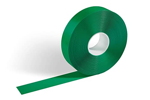 Durable DURALINE STRONG Floor Marking Tape - Self-Adhesive & Anti-Slip Marking Tape - 30 Metre Roll - Perfect for Marking Safety Hazards in Warehouses - Green