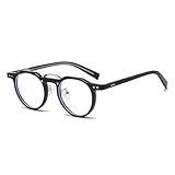 Monture de Haute Qualité: la monture de ces lunette lumiere bleue ordinateur est en plastique, tandis que les branches combinent du métal et du propionate de cellulose (matériau CP), qui est léger et offre une certaine souplesse, garantissant un confort optimal. De plus, elles sont dotées de plaquettes nasales séparées, d'une charnière métallique renforcée et de verres bloquant la lumière bleue
