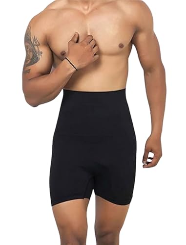 Image of KROYWEN Men Body Shaper Belly Girdle Boxer Stomach Fitness for Exercise & Workout Briefs