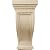 Ekena Millwork COR07X08X17TRRW Traditional Recessed Wood Corbels, 7 1/2"W x 8"D x 17"H, Rubberwood