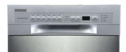 Image of EdgeStar BIDW1802SS 18 Inch Wide 8 Place Setting Built-In Dishwasher