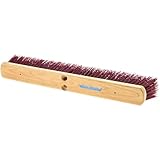 PRO SOURCE Heavy Duty Rough-Surface Push Broom Head with Threaded Block: 24