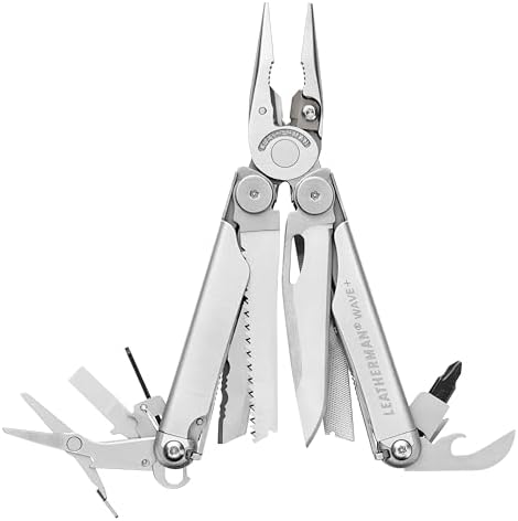 Leatherman Wave+ Outil Multifonction Outil 18-en-1 en Acier