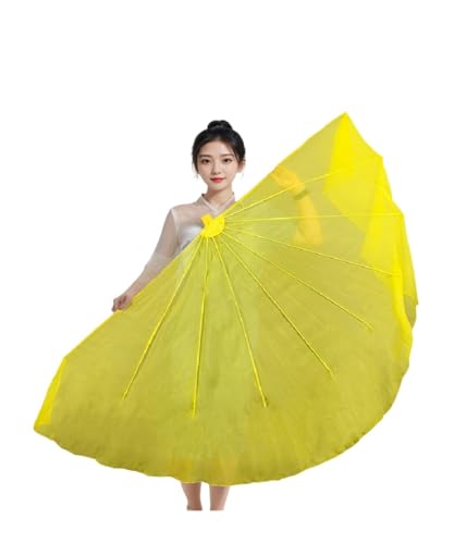 Accesorios baile apertura estilo abanicos de seda para festival escolar y gala de danza