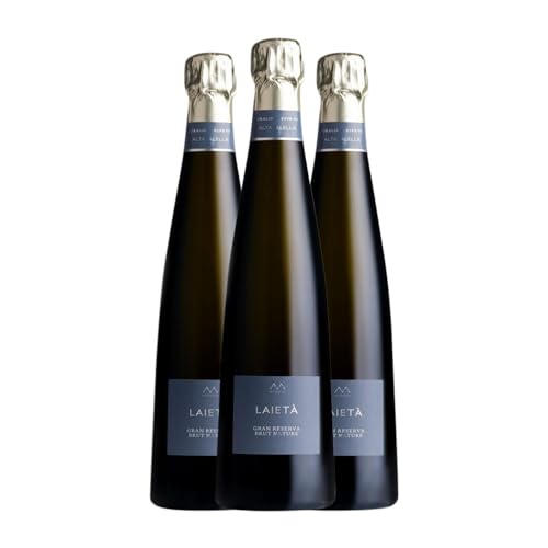 Alta Alella Laietà Cava Gran Reserva Media Botella 37 cl Espumoso blanco (Caja de 3 Media Botella de 37 cl)