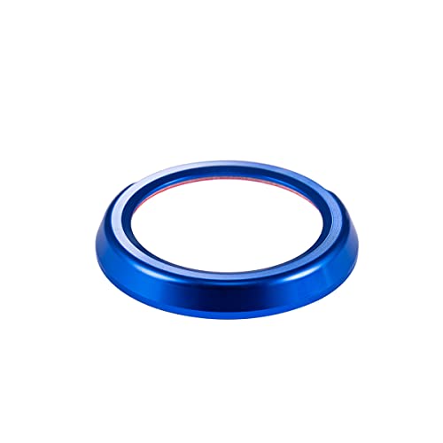 Cubierta calcomanía de botón de arranque azul con adhesivo para Serie 3 X3 5