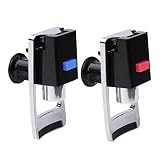 2 Pieces Water Dispenser Replacement Push Faucet With Two Water Valves And Child Cold And Hot Water Spigot Replacement Faucet Spout