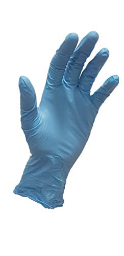Powder Free Blue Nitrile Gloves x 100 Gloves - Glove Club Ltd (Extra Large)