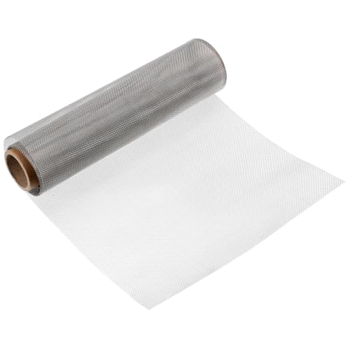 sourcing map 2Pcs 20 Mesh 39 x 10 Woven Wire Mesh, 316 Stainless Steel Air Vent Filter Screen, Window Screen Mesh for DIY Projects Vents Cover Filtration Animals Fence