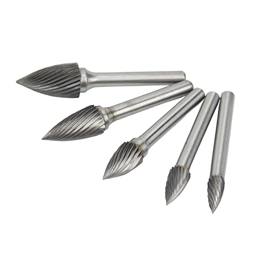 Kit de fresas rotativas de carburo G Type, 5 piezas miniatura 5